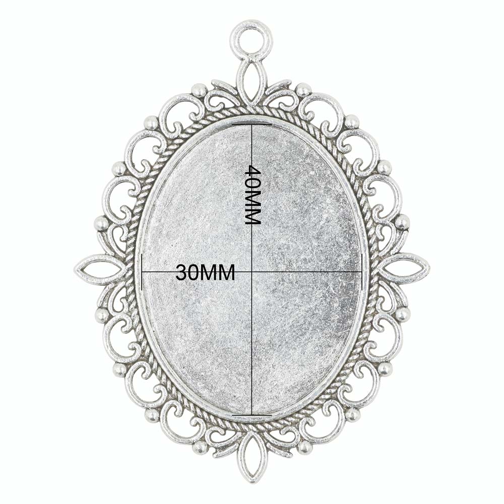 ZHUBI 2 pc dwustronne owalne B – Bezels Set Pendant recenzja i cena