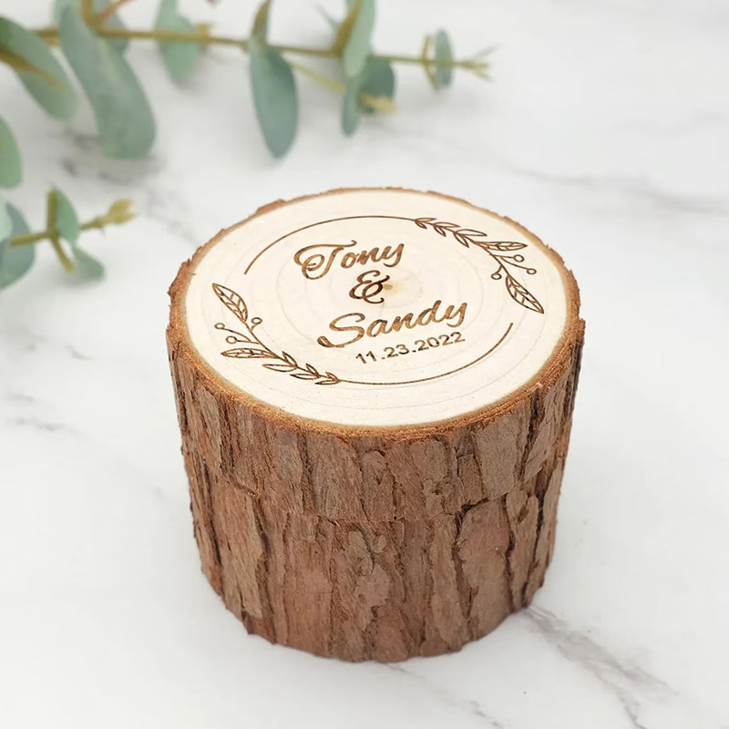 Spersonalizowane drewniane pud – Wood Ring Blank recenzja i cena