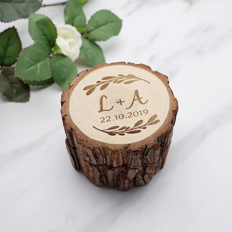 Spersonalizowane drewniane pud – Wood Ring Blank recenzja i cena
